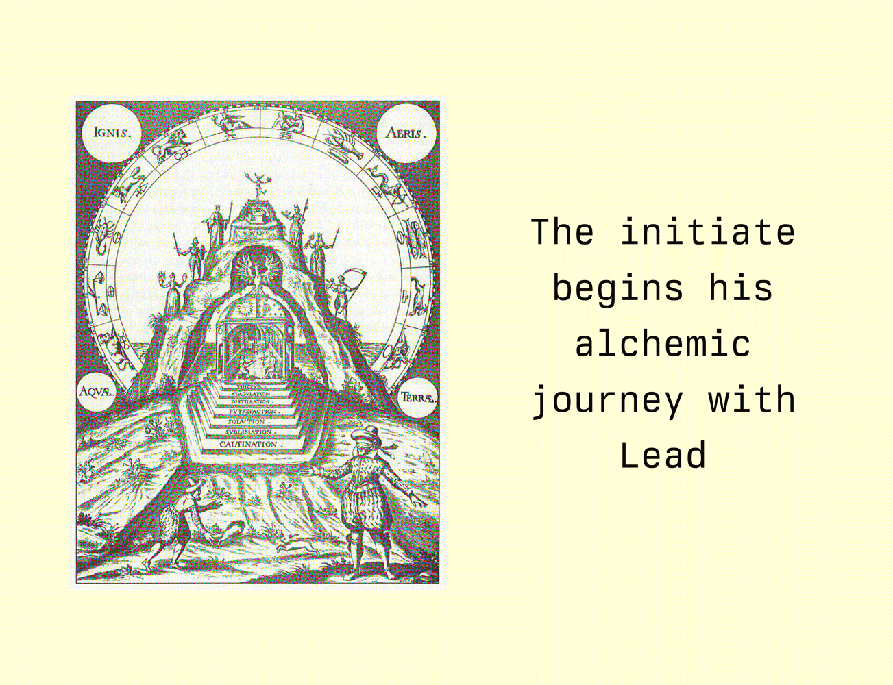 The alchemic journey from Saturn to the Sun